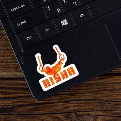 Ring gymnast Sticker Nisha Laptop Image