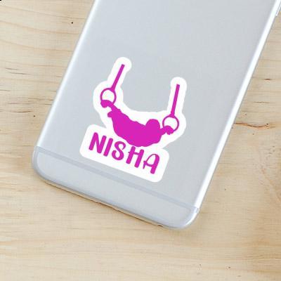 Nisha Sticker Ring gymnast Notebook Image