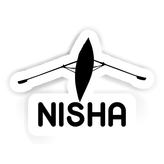 Bateau à rames Autocollant Nisha Laptop Bateau à rames Autocollant Nisha Laptop Image