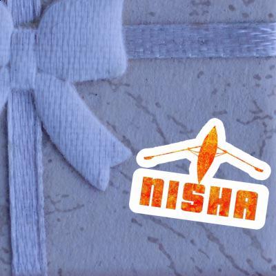 Nisha Autocollant Bateau à rames Notebook Nisha Autocollant Bateau à rames Gift package Image