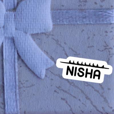 Nisha Autocollant Bateau à rames Gift package Image