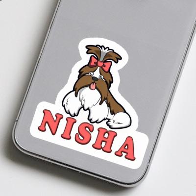Shih Tzu Autocollant Nisha Shih Tzu Autocollant Nisha Image