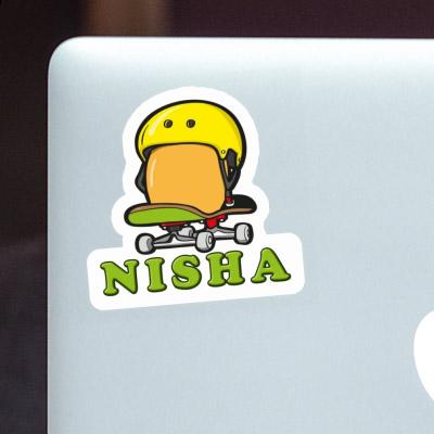 Œuf de skateboard Autocollant Nisha Œuf de skateboard Autocollant Nisha Image
