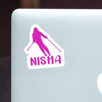 Skieuse Autocollant Nisha Notebook Image
