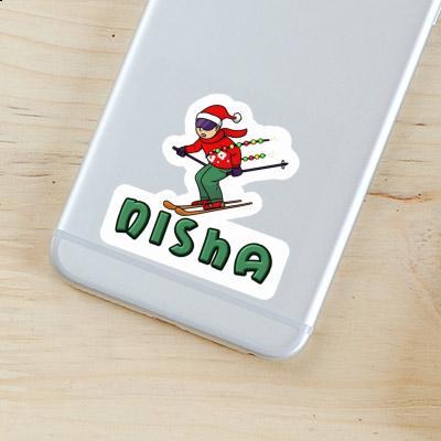 Nisha Sticker Christmas Skier Nisha Sticker Christmas Skier Image
