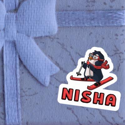 Sticker Nisha Skier Notebook Sticker Nisha Skier Gift package Image