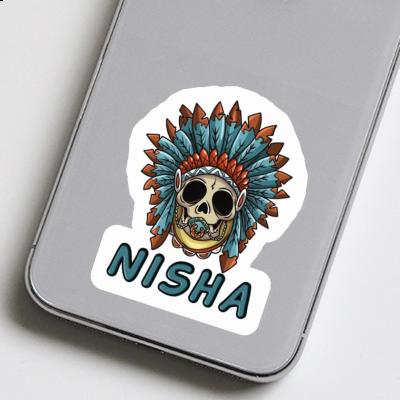 Aufkleber Baby Totenkopf Nisha Gift package Image