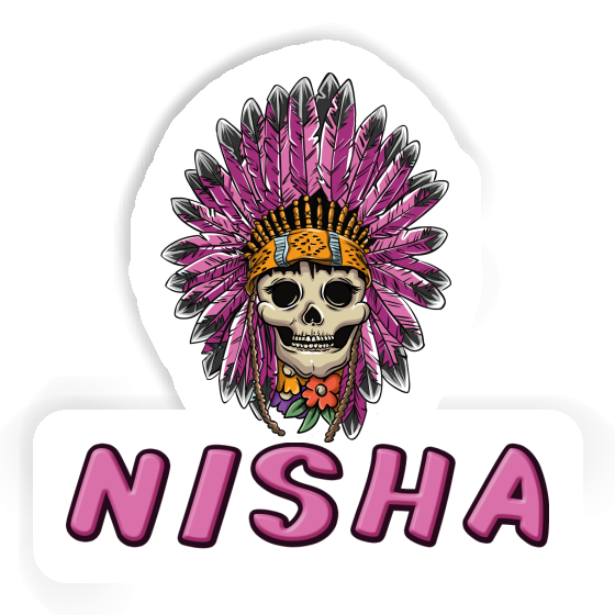 Womens Skull Sticker Nisha Womens Skull Sticker Nisha Image