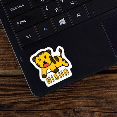 Aufkleber Nisha Baby-Tiger Notebook Aufkleber Nisha Baby-Tiger Notebook Image