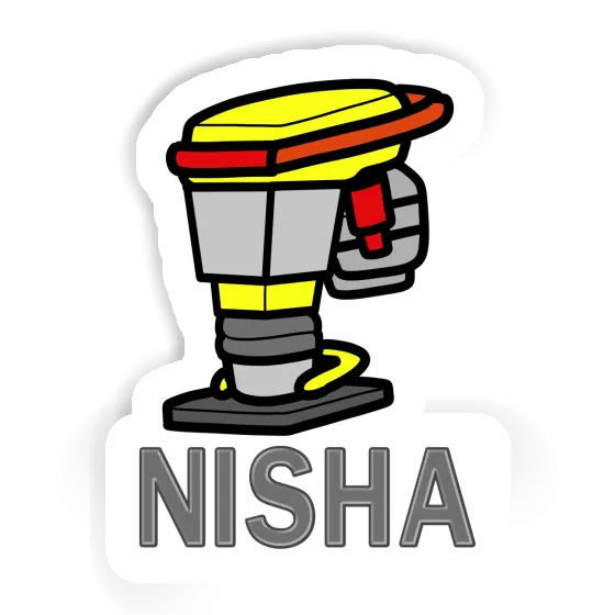 Nisha Sticker Vibrationsstampfer Laptop Nisha Sticker Vibrationsstampfer Laptop Image