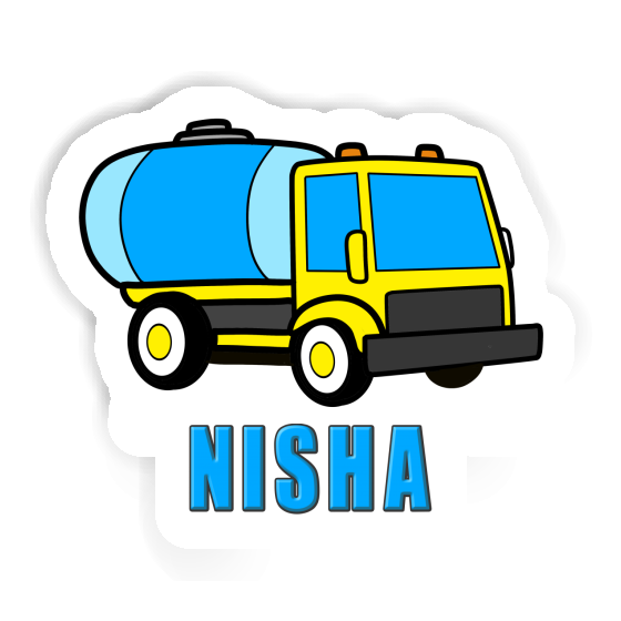 Autocollant Camion d'eau Nisha Image
