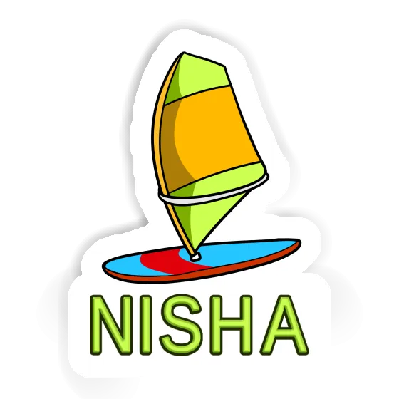 Nisha Autocollant Planche à voile Notebook Nisha Autocollant Planche à voile Gift package Image