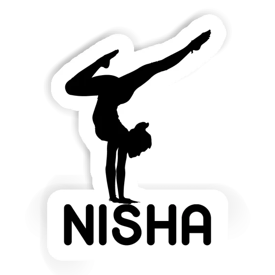 Femme de yoga Autocollant Nisha Femme de yoga Autocollant Nisha Image