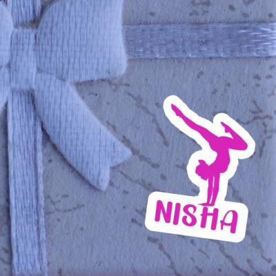 Sticker Nisha Yoga Woman Sticker Nisha Yoga Woman Image