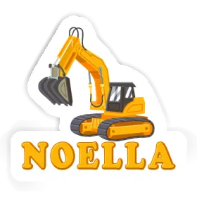 Excavator Sticker Noella Image