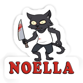 Noella Sticker Psycho Cat Image