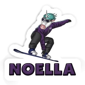 Noella Sticker Snowboarder Image