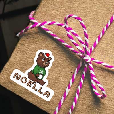 Aufkleber Weihnachtsbär Noella Aufkleber Weihnachtsbär Noella Image