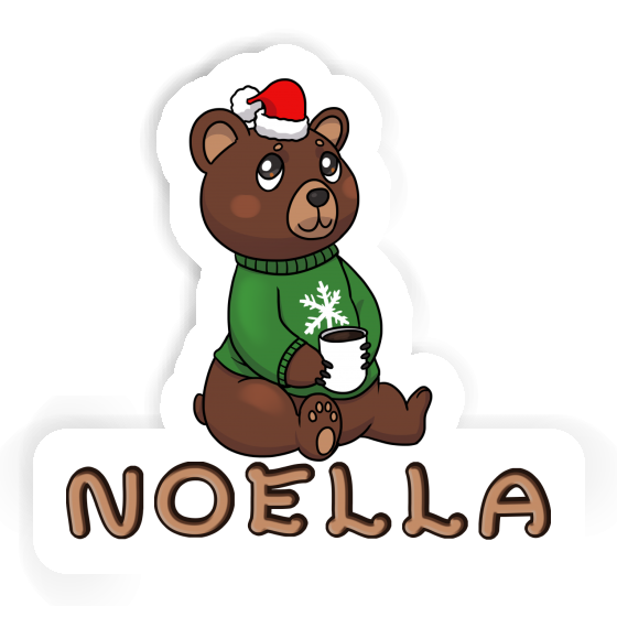 Aufkleber Weihnachtsbär Noella Laptop Aufkleber Weihnachtsbär Noella Laptop Image
