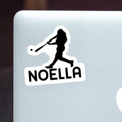 Baseballspieler Aufkleber Noella Baseballspieler Aufkleber Noella Image