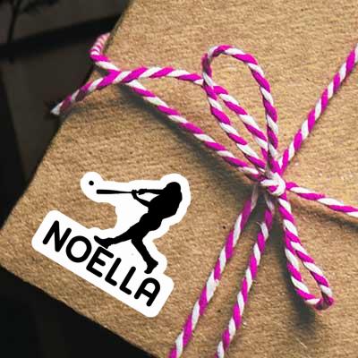 Baseballspieler Aufkleber Noella Laptop Baseballspieler Aufkleber Noella Laptop Image