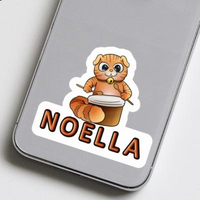 Trommler-Katze Sticker Noella Image