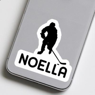 Noella Sticker Hockey Player Notebook Noella Sticker Hockey Player Notebook Image