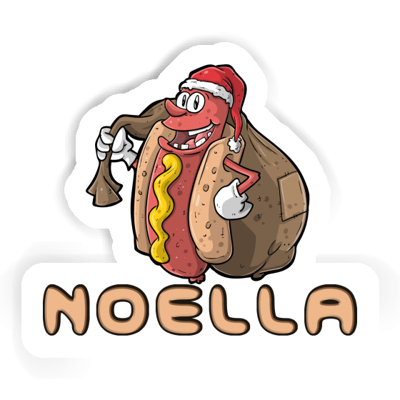 Autocollant Hot-dog de Noël Noella Notebook Autocollant Hot-dog de Noël Noella Gift package Image