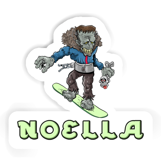Noella Sticker Snowboarder Laptop Noella Sticker Snowboarder Laptop Image