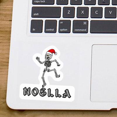 Sticker Noella Weihnachts-Skelett Notebook Sticker Noella Weihnachts-Skelett Gift package Image