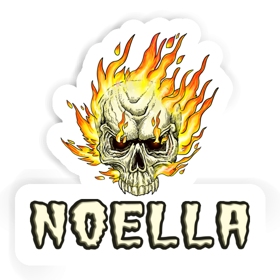 Aufkleber Noella Totenkopf Notebook Aufkleber Noella Totenkopf Notebook Image