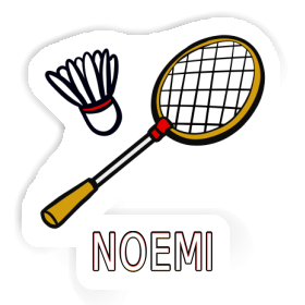 Noemi Sticker Badminton Racket Image