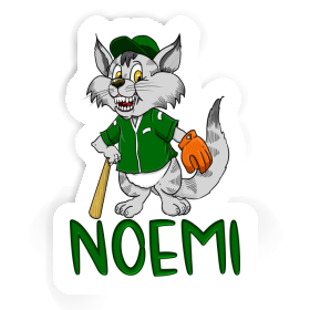 Baseball Cat Sticker Noemi Image