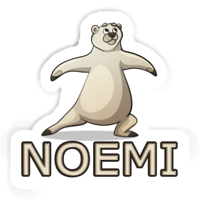 Sticker Yoga Bear Noemi Image