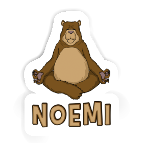 Noemi Sticker Yoga Bear Image