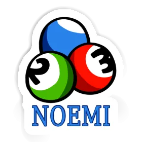 Billiard Ball Sticker Noemi Image