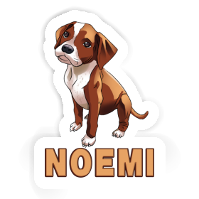 Boxer Dog Sticker Noemi Image