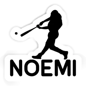 Sticker Noemi Baseball Player Image