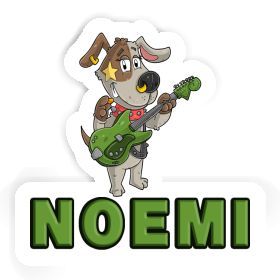 Sticker Noemi Guitarist Image