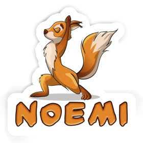 Noemi Sticker Yoga Squirrel Image