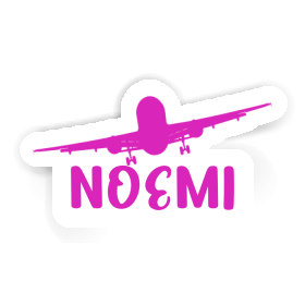 Sticker Noemi Airplane Image