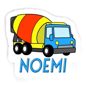 Sticker Mixer Truck Noemi Image