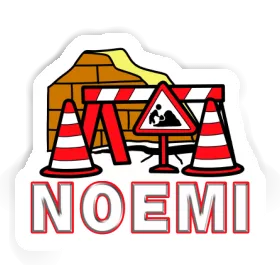 Road Construction Sticker Noemi Image