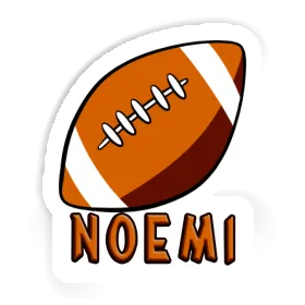 Noemi Sticker Rugby Ball Image