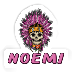 Sticker Noemi Womens Skull Image