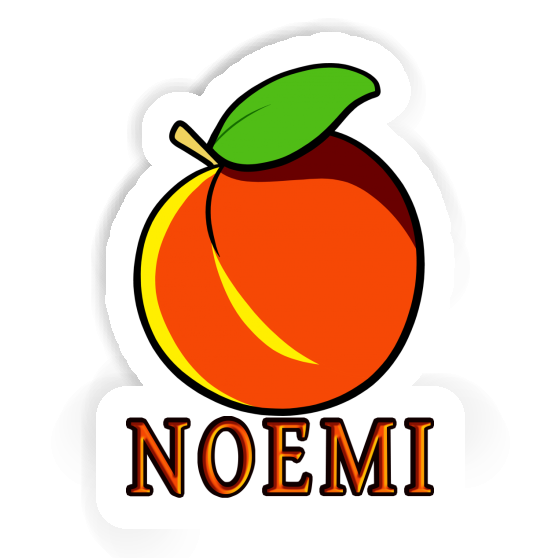 Apricot Sticker Noemi Laptop Image