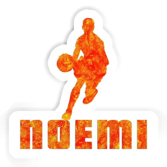 Noemi Sticker Basketball Player Notebook Image