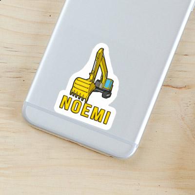 Sticker Noemi Excavator Notebook Image