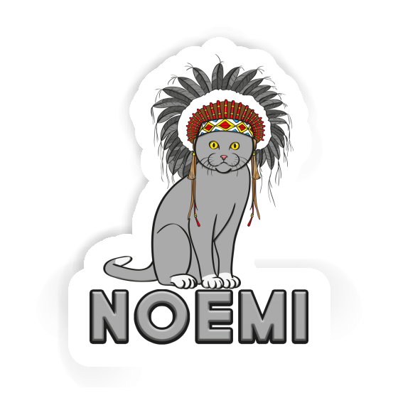 Autocollant Noemi Chat indien Laptop Image