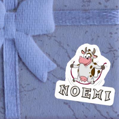 Noemi Sticker Skipping Ropes Cow Notebook Image